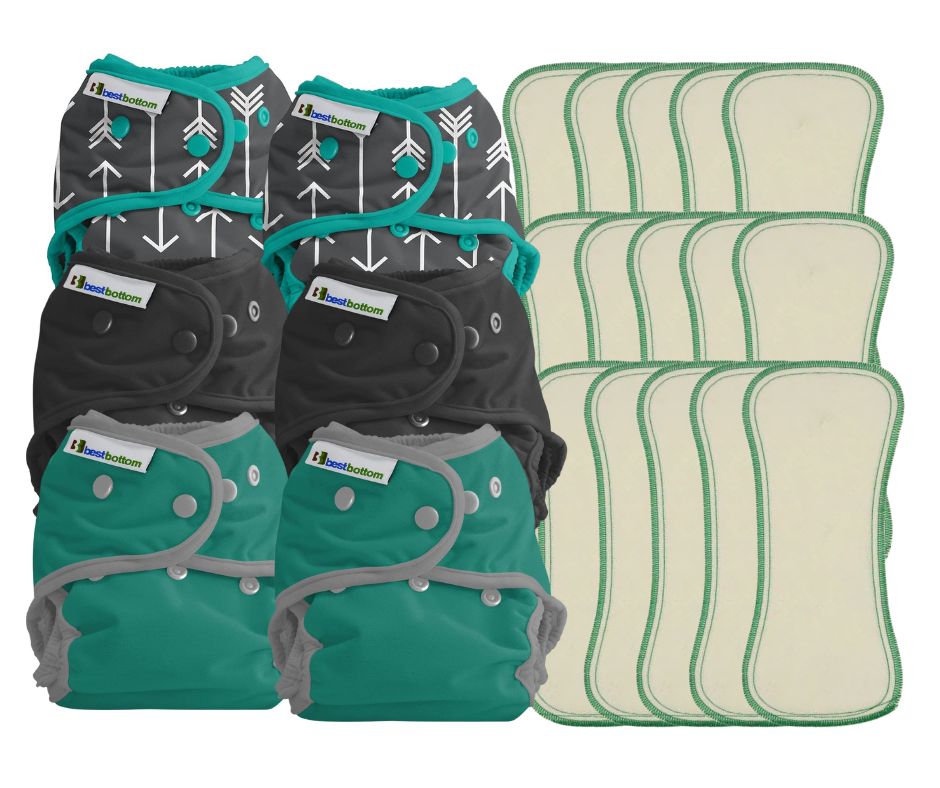 Best Bottom OS Bundle with Hemp/Cotton Inserts