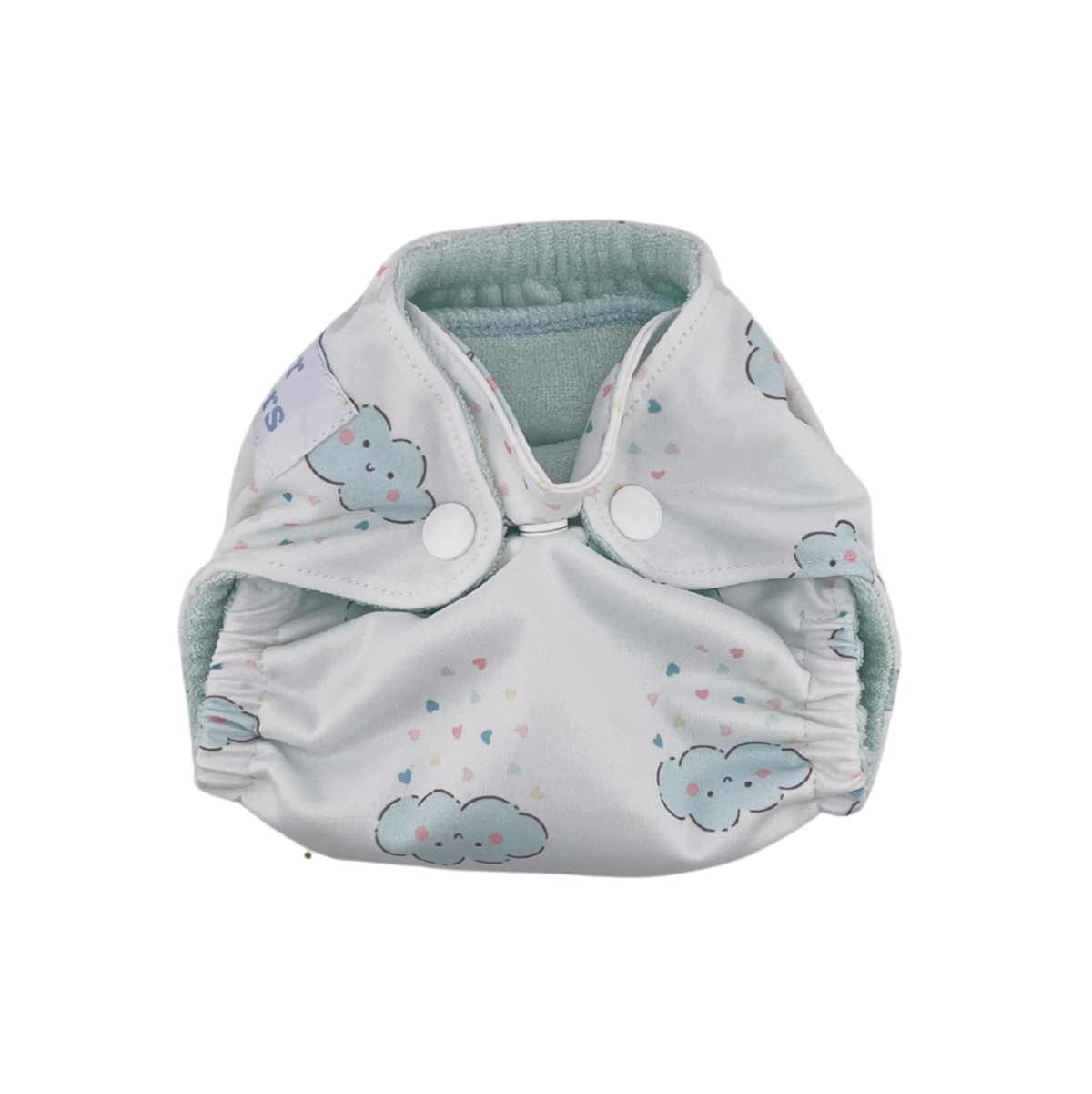 Newborn Bamboo All-In-One Bundle of 10 - Clouds & Pastels