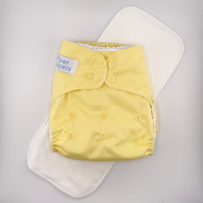 Organic Cotton Pocket Diaper with Insert - One-Size
