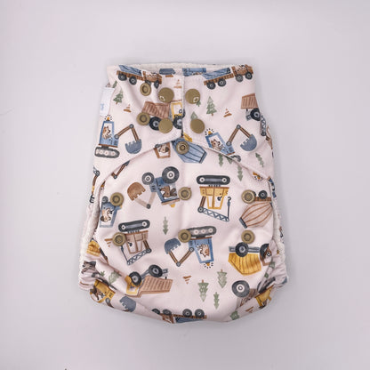 Bamboo One-Size All-in-One Diaper