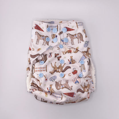 Bamboo One-Size All-in-One Diaper