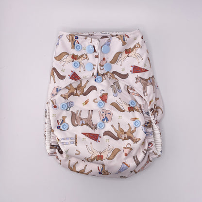 Organic Cotton One-Size All-in-One Diaper