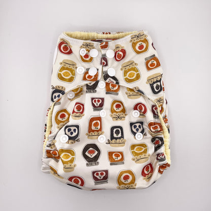 Bamboo One-Size All-in-One Diaper