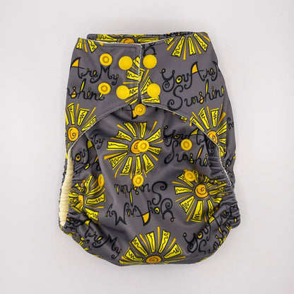 Bamboo One-Size All-in-One Diaper