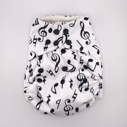 Bamboo One-Size All-in-One Diaper