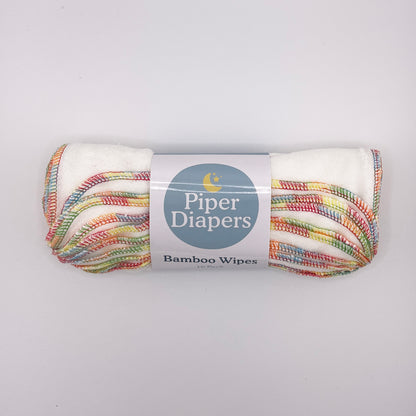 Bamboo Cloth Wipes - 10 Pack