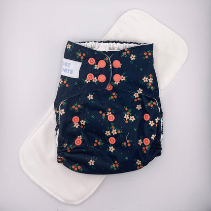 Organic Cotton Pocket Diaper with Insert - One-Size