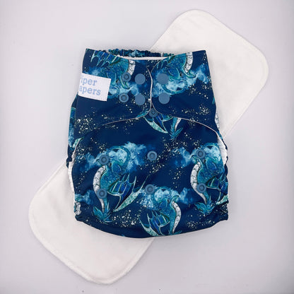 Organic Cotton Pocket Diaper with Insert - One-Size