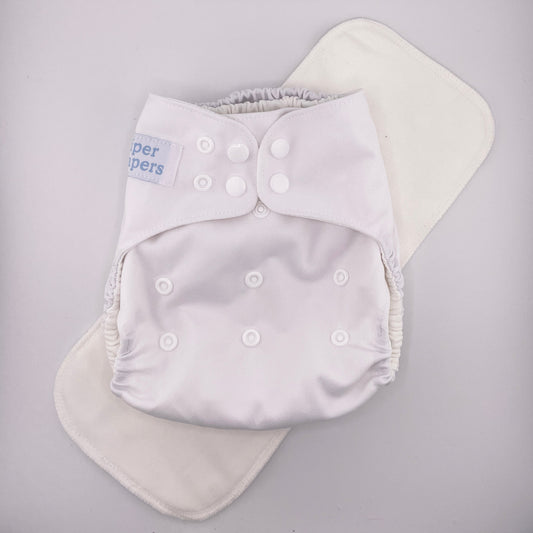 Organic Cotton Pocket Diaper with Insert - One-Size