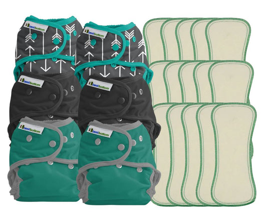 Best Bottom OS Bundle with Hemp/Cotton Inserts