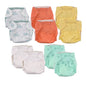 Newborn Bamboo All-In-One Bundle of 10 - Clouds & Pastels