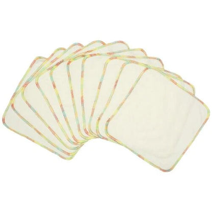 Bamboo Cloth Wipes - 10 Pack