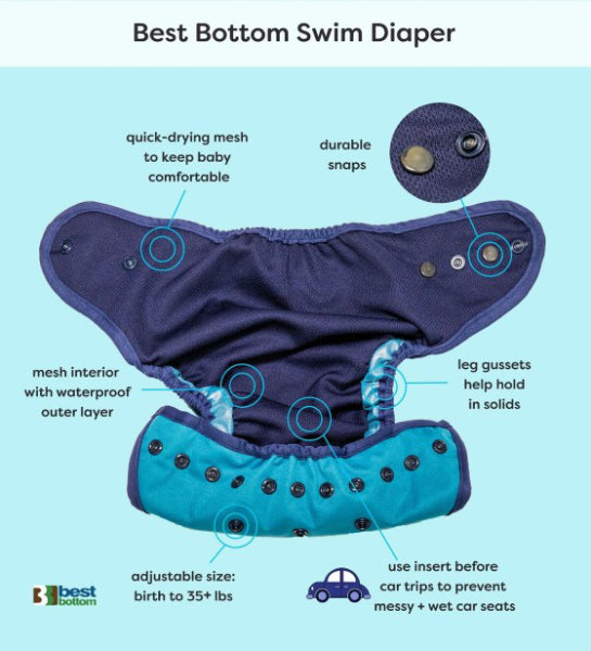 Best Bottom Swim Diaper - Alphabet Soup