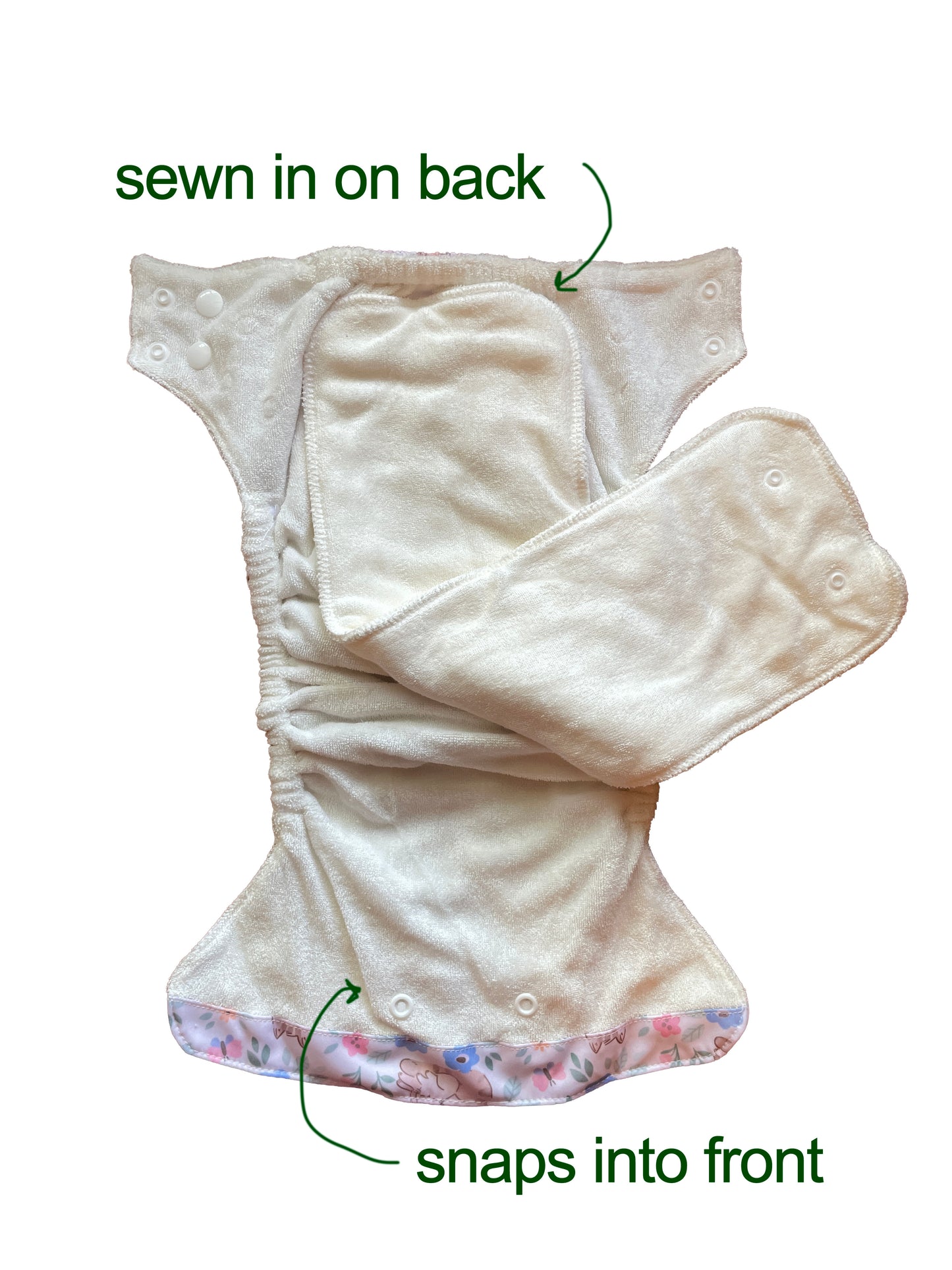 Bamboo One-Size All-in-One Diaper