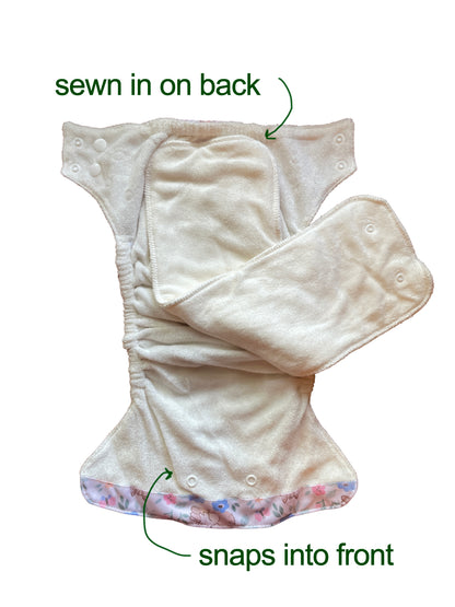 Bamboo One-Size All-in-One Diaper