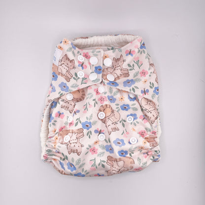 Bamboo One-Size All-in-One Diaper
