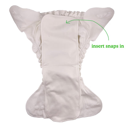 Overnight Organic Cotton Fitted Diaper